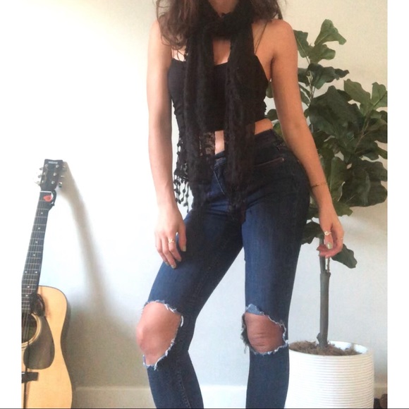 🖤Sexy lace Black Scarf Shawl❤️‍🔥 - Picture 3 of 4